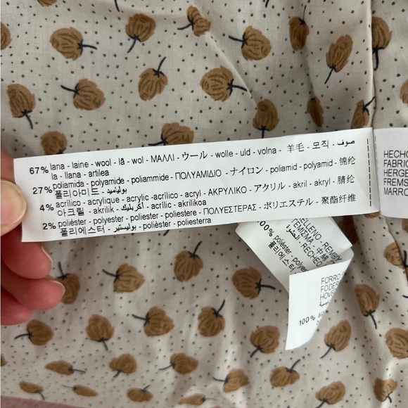 Zara toddler girl wool blend coat 18-24M - Picture 5 of 7